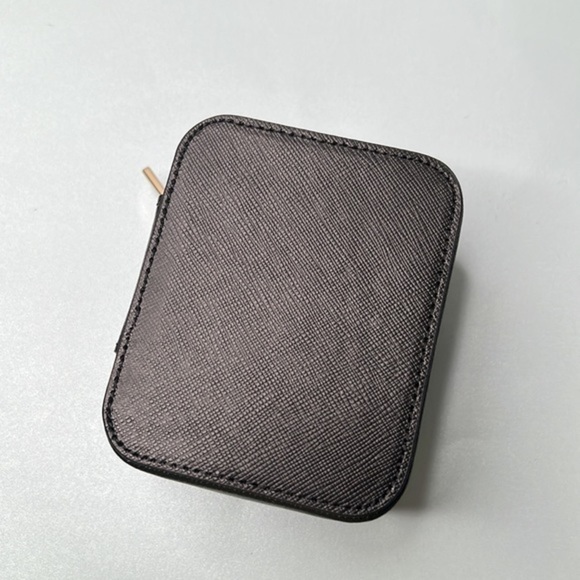 Kate Spade Staci Saffiano Leather Travel Jewelry Box, Black NWT - Picture 8 of 9